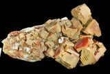 Red & Brown Vanadinite Crystal Cluster - Morocco #117731-1